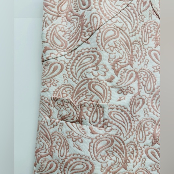 Victoria Beckham Pink Blush Paisley Shift Dress - Picture 3 of 10